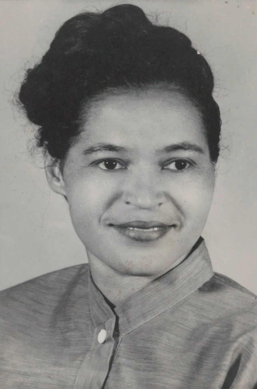Rosa Parks, portrait, 1956
